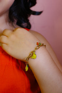 Grape Charm Chain Bracelet 4