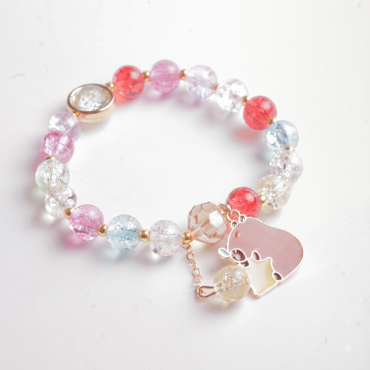 Bead Charm Bracelet Pair