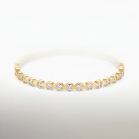 White Round Diamond Bracelet 3