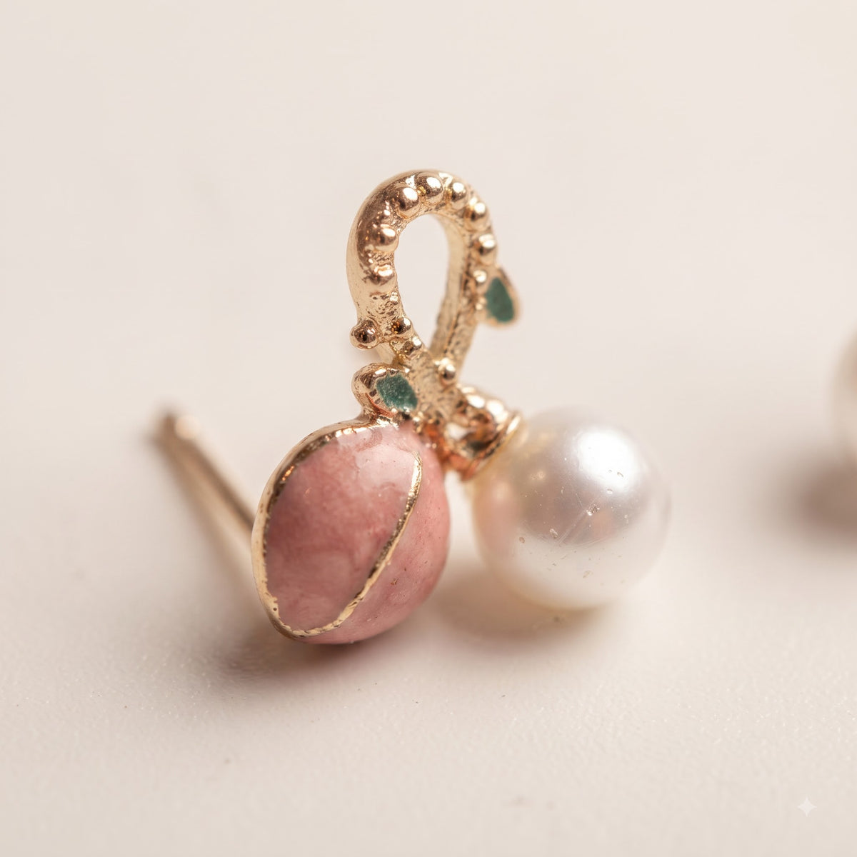 Pink Pearl Earrings
