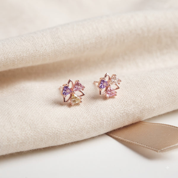 Multicolour Flower Earrings