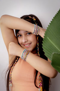 Multi Colour Stretch Bracelet 1